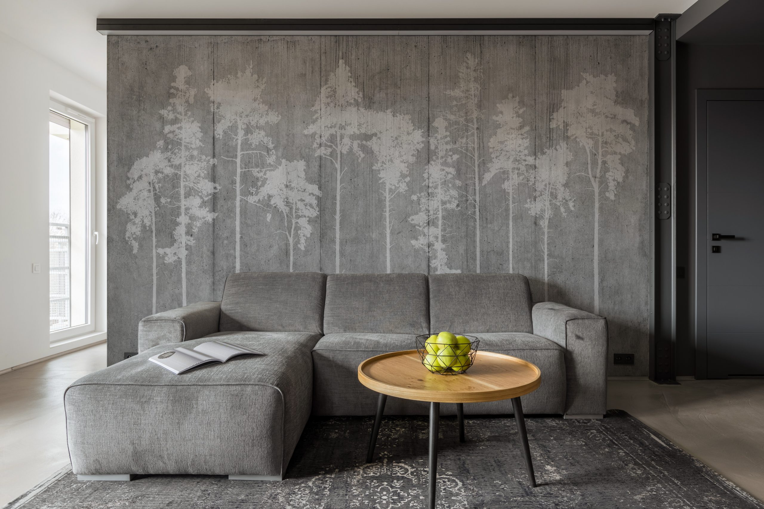 Concrete Forest wallpaper wallcovering